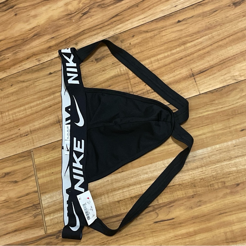 Nike Dri-FIT Black and White Sports jock strap